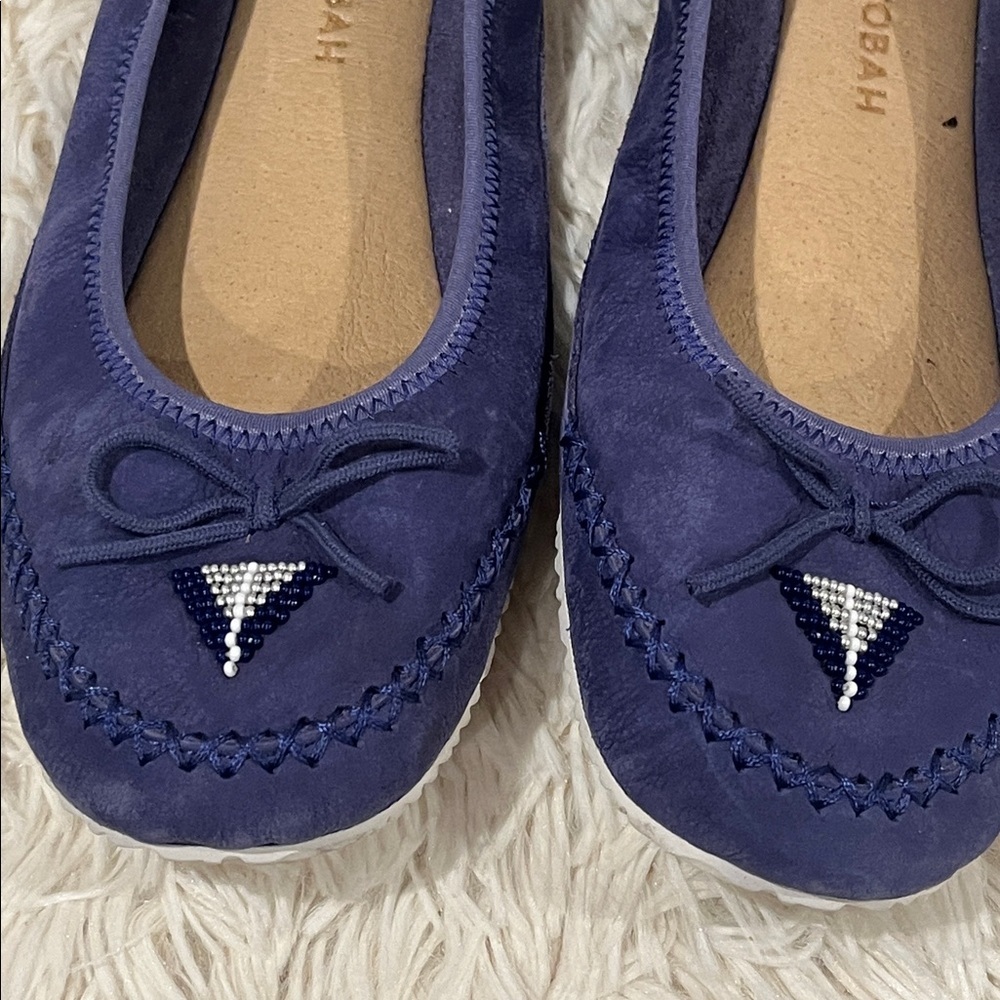 Manitobah Butterfly leather ballet flats, size 9. - Picture 2 of 9